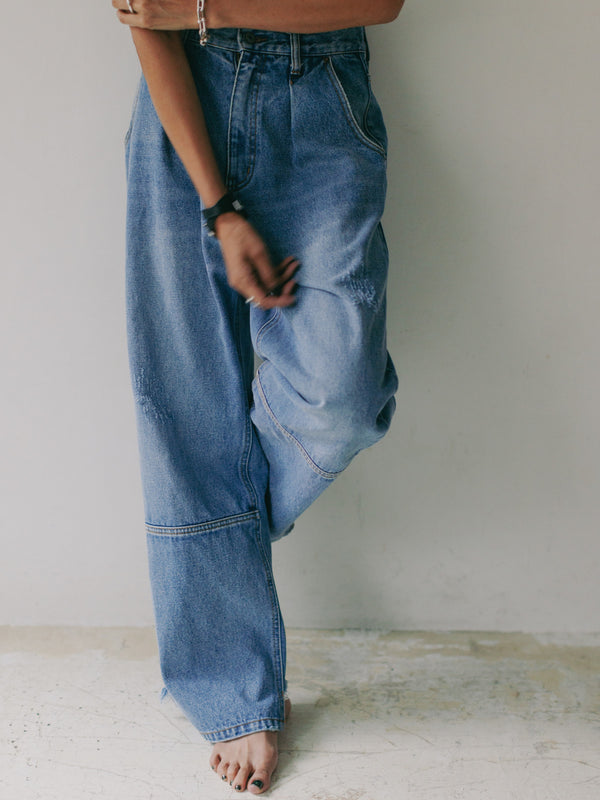 【 予約:11月中旬 】HIGH RISE TUCK WIDE PT /Y253-31101-2